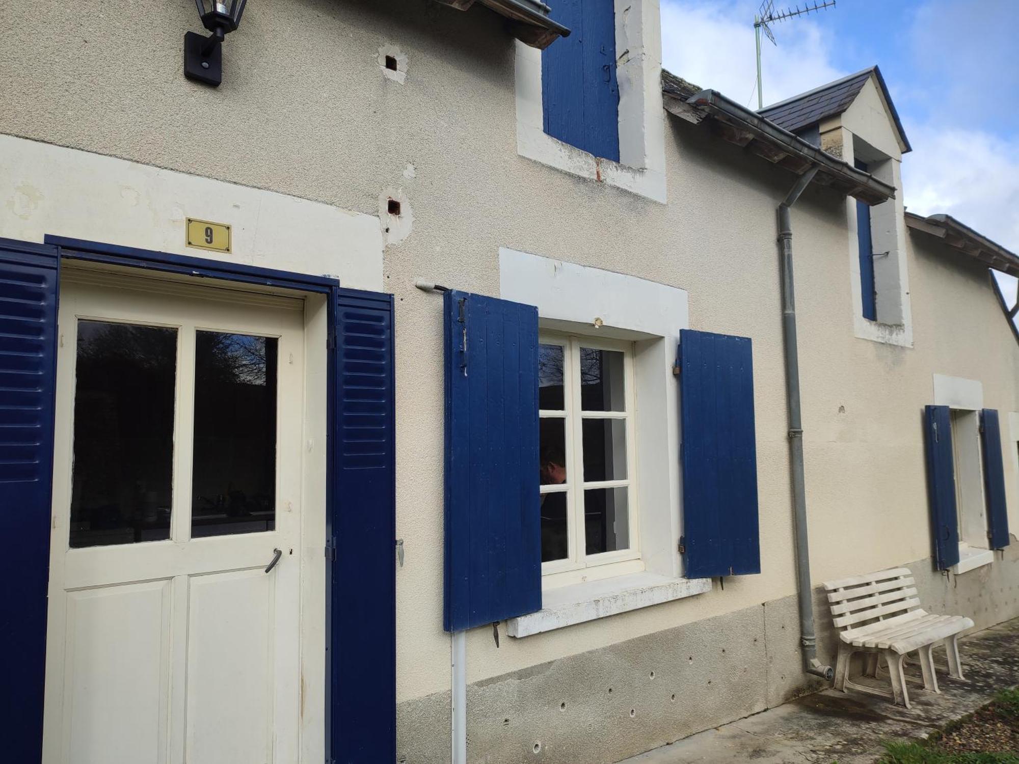 Maison Plain Pied, 2 Chambres, Longere Typique , Fraiche, Dans Bourg Avec Tous Commerces Luçay-le-Mâle Eksteriør bilde