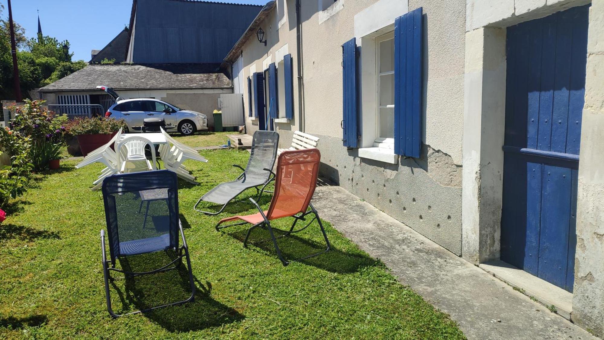 Maison Plain Pied, 2 Chambres, Longere Typique , Fraiche, Dans Bourg Avec Tous Commerces Luçay-le-Mâle Eksteriør bilde